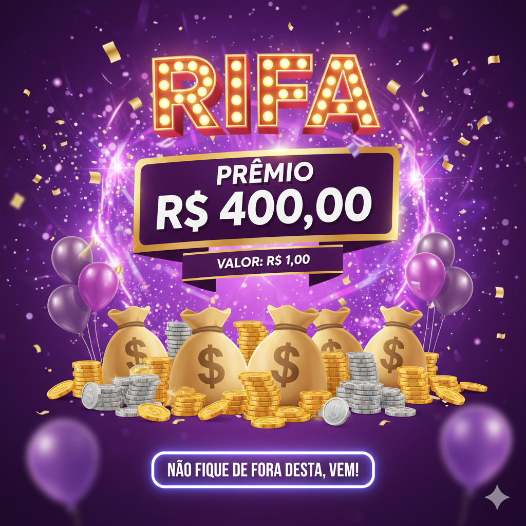 Moeda da Sorte: R$ 400,00 para Você!
